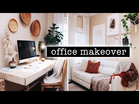 Declutter your office with a cozy makeover plan