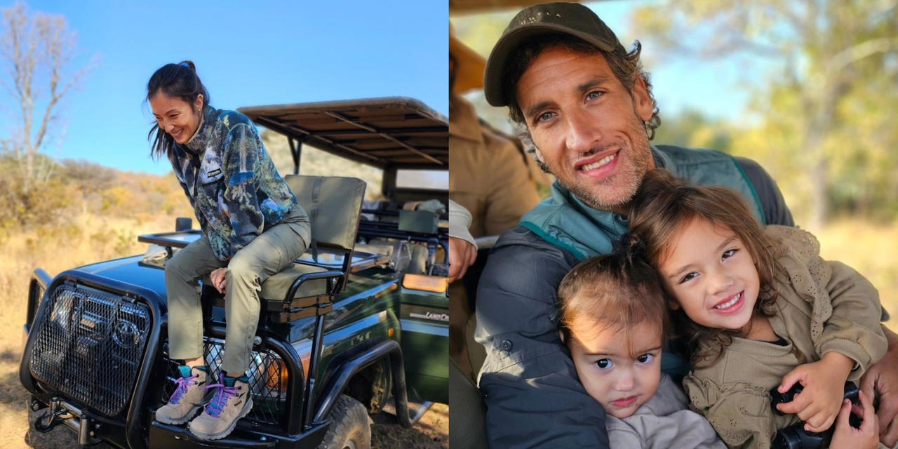 solenn heussaff shares safari adventure snaps in south africa with family