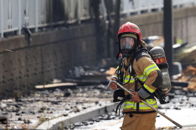 un incendie dans une usine de batteries sud-coréenne fait 22 morts