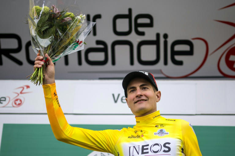 INEOS Grenadiers rider Carlos Rodriguez won the Tour de Romandie in April 2024