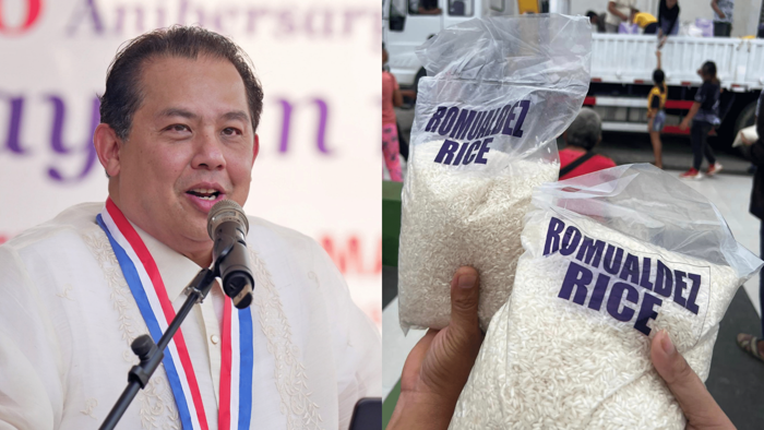 ‘romualdez rice’ bags not authorized, says speaker