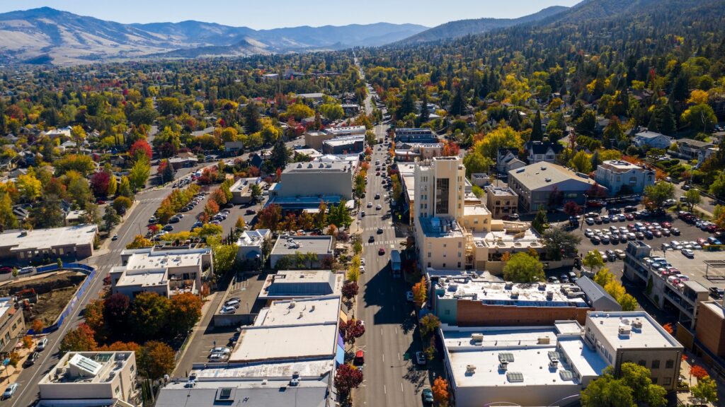 <p>After a rejuvenating night at the hot springs, it’s time to head back west to the I-5 corridor and the southern Oregon town of Ashland. This oasis in the mountains is best known for its annual Shakespeare Festival, which attracts hundreds of attendees each year.</p><p>That isn’t the only reason to visit this southern Oregon gem, though. The city’s downtown is as nice as they come, and the trails leading up into the hills around town make for splendid hiking.</p><p>If you’re looking for some outdoor adventure during the summer, head to nearby Mt. Ashalnd, which is open on the weekends for mountain biking, disc golf, and hiking.</p>