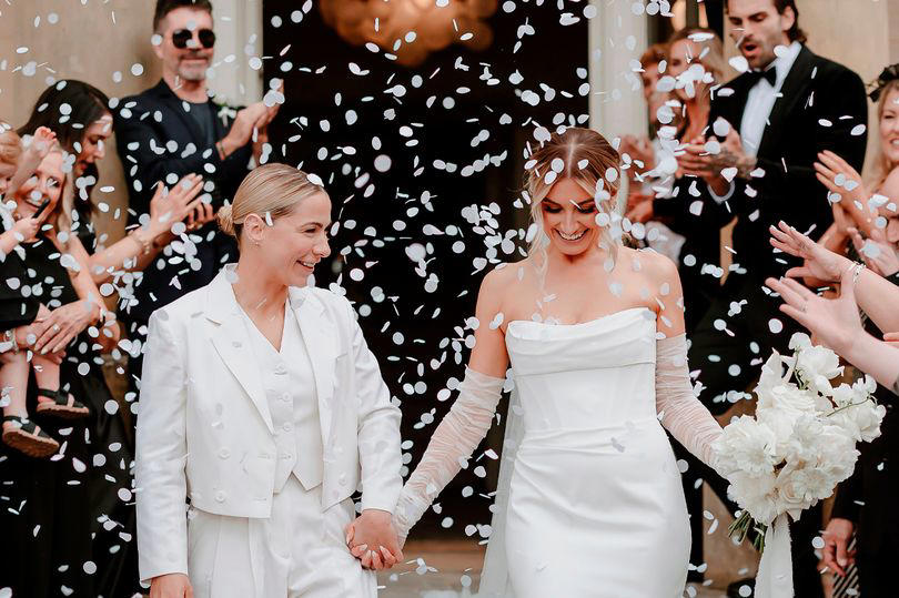 inside x factor star lucy spraggan's wedding from simon cowell's role to music
