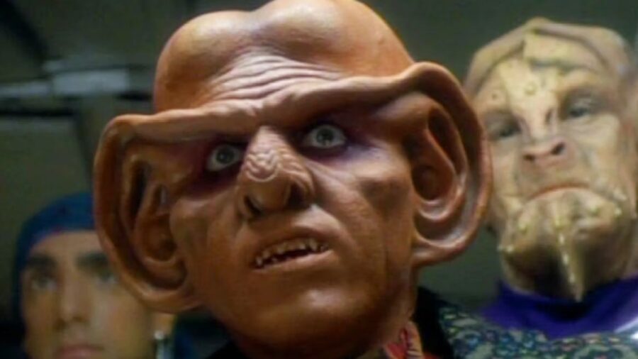 <p>“The Passenger” story was developed by Morgan Gendel, and he went on to co-write the script. This was during the first season of Deep Space Nine and different writers were still exploring hidden facets of each character. </p><p>If Gendel had his way, one of the characteristics of Quark is that he wouldn’t be afraid to burst into the kind of song that would make Hobbits like Biblo and Frodo Baggins proud.</p>