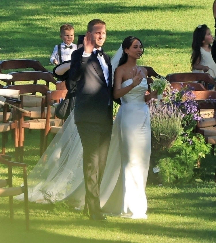 Jared Goff and Christen Harper got married in a stunning outdoor ceremony at Ojai Valley Inn in Ojai, California on Saturday, June 22, 2024. BACKGRID