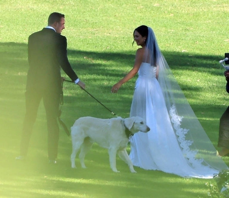 Jared Goff and Christen Harper got married in a stunning outdoor ceremony at Ojai Valley Inn in Ojai, California on Saturday, June 22, 2024. BACKGRID