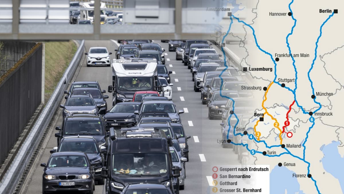 Monster-Stau Am Gotthard Wegen A13-Sperrung?: Liebe Nachbarn, So ...