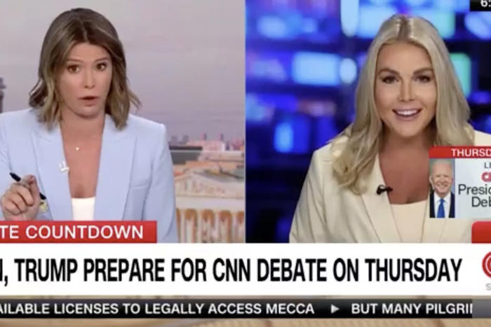 cnn anchor takes trump spokeswoman off air for attacking network’s debate moderators: ‘ma’am, we’re going to stop’