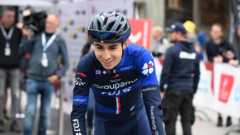 L'espoir du cyclisme français Lenny Martinez va participer à son premier Tour de France sous les couleurs de la Groupama-FDJ (Photo Icon Sport).