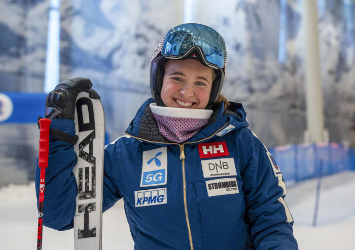 verdensmesteren tilbake på ski etter nytt skademareritt