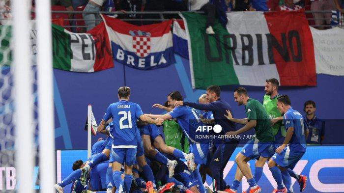 hasil euro 2024: gol luka modric sia-sia,drama gol menit akhir loloskan italia ke 16 besar