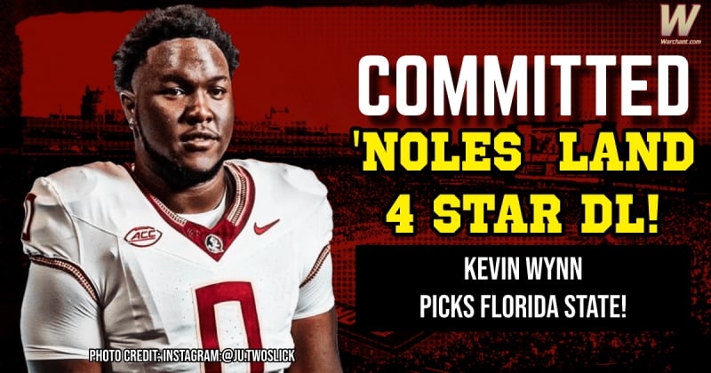 BIG MAN COMMITMENT — Florida State Lands Pledge From 4-star DL Kevin Wynn