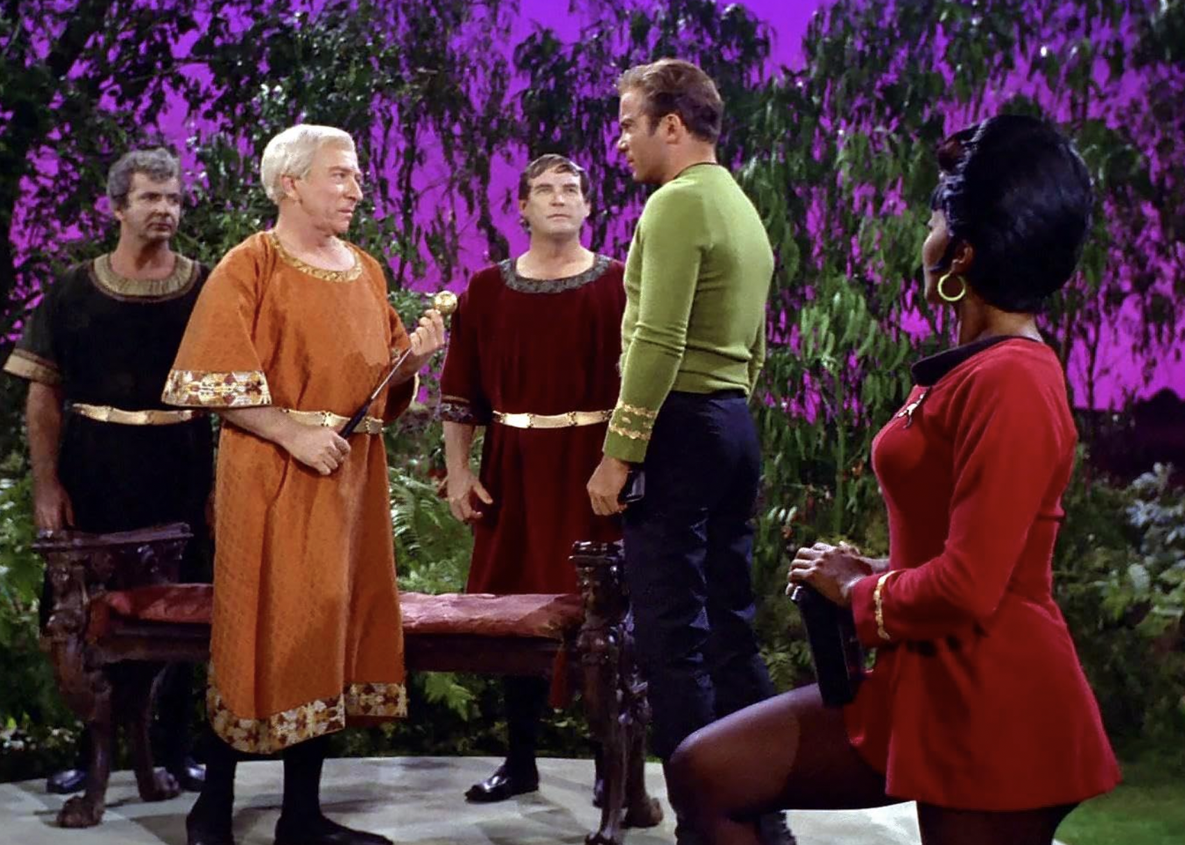 <p>- IMDb user rating: 9.0<br> - Season 2, Episode 4<br> - Director: Marc Daniels</p>  <p>Episode 4 of Season Two of "Star Trek" had the first look into another dimension within the lore, often referred to as the Mirror Universe. In this reality, the Federation is instead the Terran Empire, which is aggressive and militaristic in nature. The USS Enterprise is instead the ISS Enterprise, torture in the Agony Booth is the main form of discipline, and <a href="https://www.startrek.com/article/mirror-mirror-49-years-later">Mirror Spock famously fashions a goatee</a>. The Mirror Universe has become a mainstay in most "Star Trek" shows, and the use of a beard to signify an evil doppelganger is an <a href="https://tvtropes.org/pmwiki/pmwiki.php/Main/BeardOfEvil">often used and parodied trope</a>.</p>