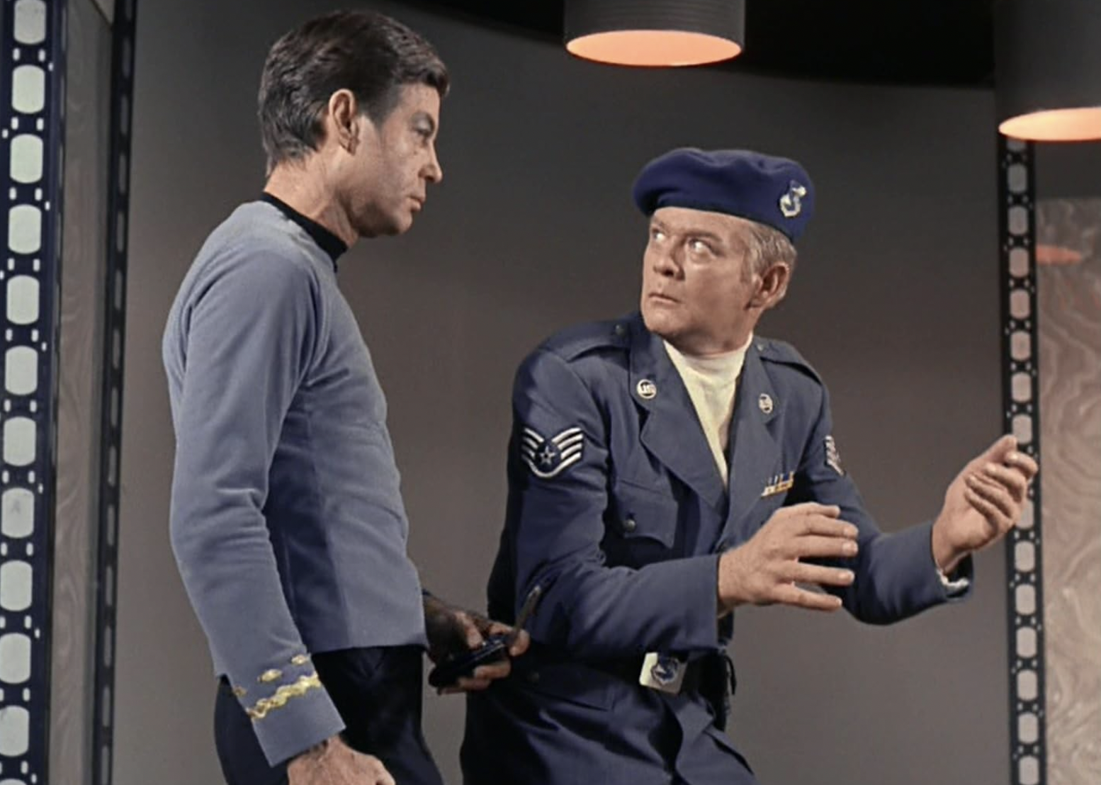 <p>- IMDb user rating: 7.9<br> - Season 1, Episode 19<br> - Director: Michael O'Herlihy</p>  <p>The 19th episode of "Star Trek" Season One is a time-travel story, with the Enterprise finding itself above 1960s Earth. A U.S. Air Force pilot named John Christopher flies up to identify the ship, only to be beamed up by the crew. What ensues is a race to scrub all evidence of the Enterprise's visit to the 1960s while containing Christopher, all while trying to return home. In terms of "Star Trek" lore, the Enterprise's method of returning to the future is used again in "Star Trek IV: The Voyage Home" and <a href="https://screenrant.com/star-trek-picard-spock-enterprise-time-travel-important/">referenced in "Star Trek: Picard."</a></p>