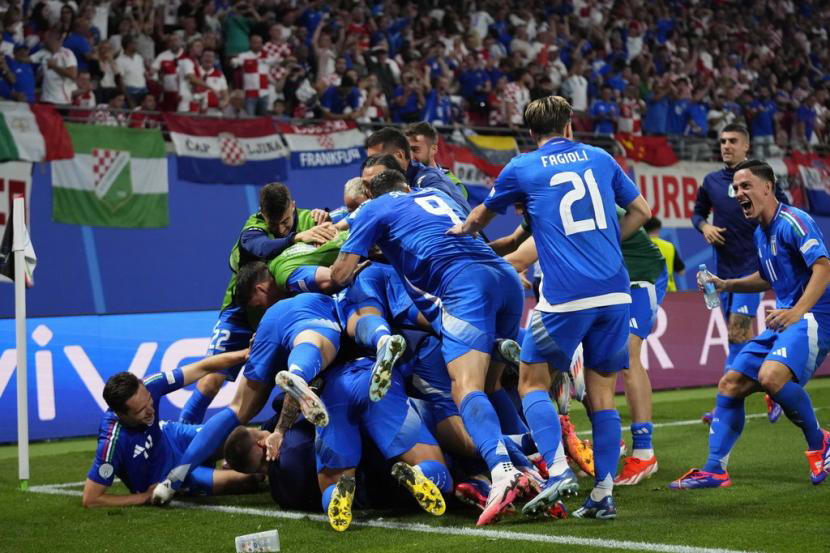 gol telat zaccagni antarkan italia ke 16 besar euro 2024, pulangkan kroasia lebih cepat
