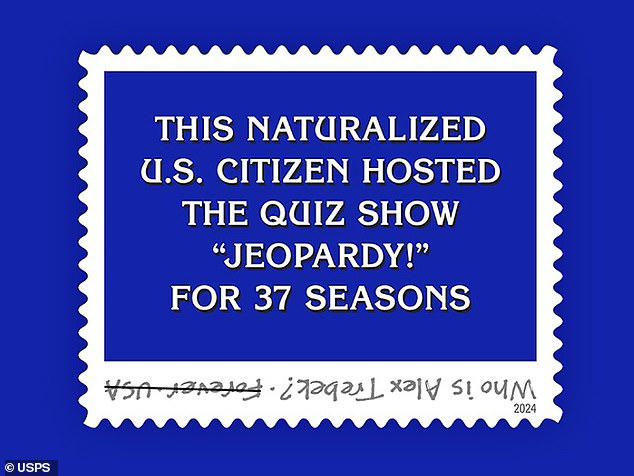 Alex Trebek gets honored with commemorative stamp by US Postal Service ...