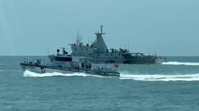 中國海警船再侵擾金門海域 海巡署出動3海巡艇驅離