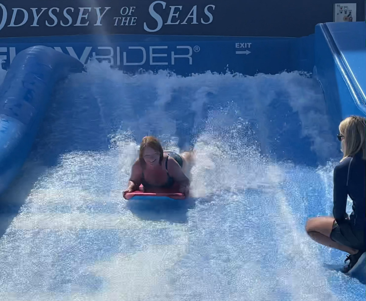 We Rode The FlowRider On Royal Caribbean, Check Out Our Tried and ...