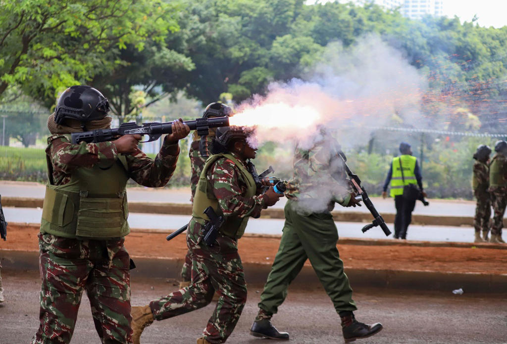 våldsamma sammandrabbningar i kenya