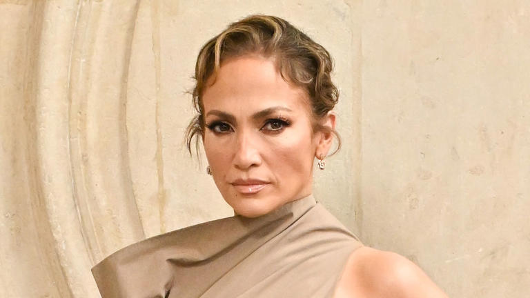 PARIS, FRANCE - JUNE 24: (EDITORIAL USE ONLY - For Non-Editorial use please seek approval from Fashion House) Jennifer Lopez attends the Christian Dior Haute Couture Fall/Winter 2024-2025 show as part of Paris Fashion Week on June 24, 2024 in Paris, France. (Photo by Stephane Cardinale - Corbis/Corbis via Getty Images)