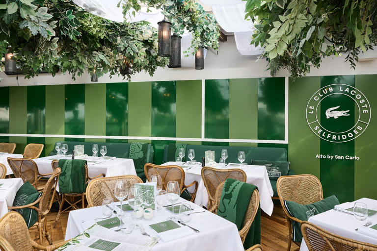 Selfridges’ Rooftop Restaurant Undergoes Makeover For Wimbledon