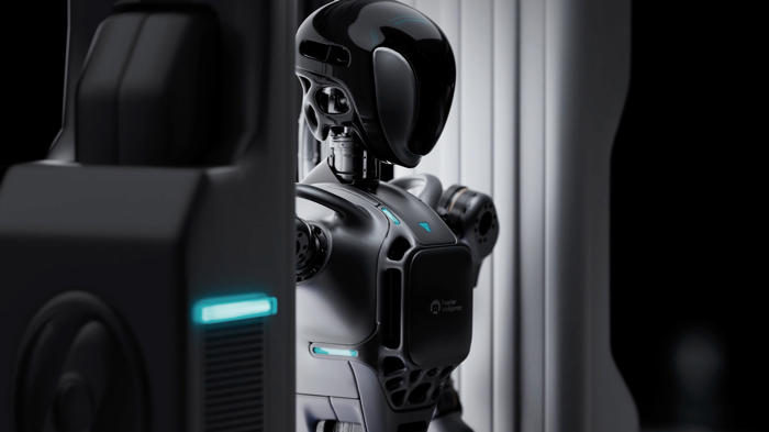 humanoider gr-1-roboter nimmt umwelt nur über kameras wahr