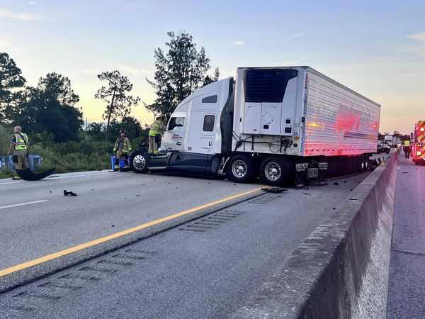 Turnpike Reopens In Martin County After 2 Tractor Trailers Crash