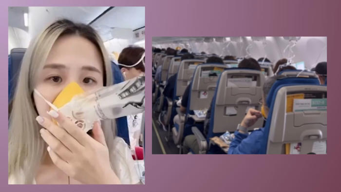 android, watch: korean air boeing flight from seoul to taichung descends over 25,000 feet mid-air