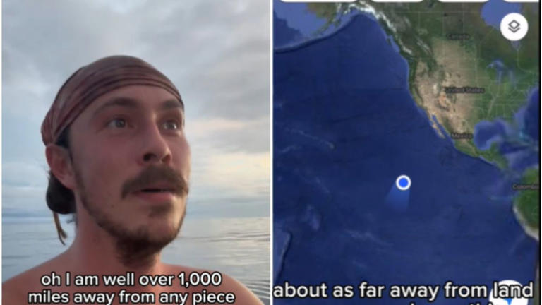 Pacific Ocean traveller shares his location on Google Maps and people are freaking out