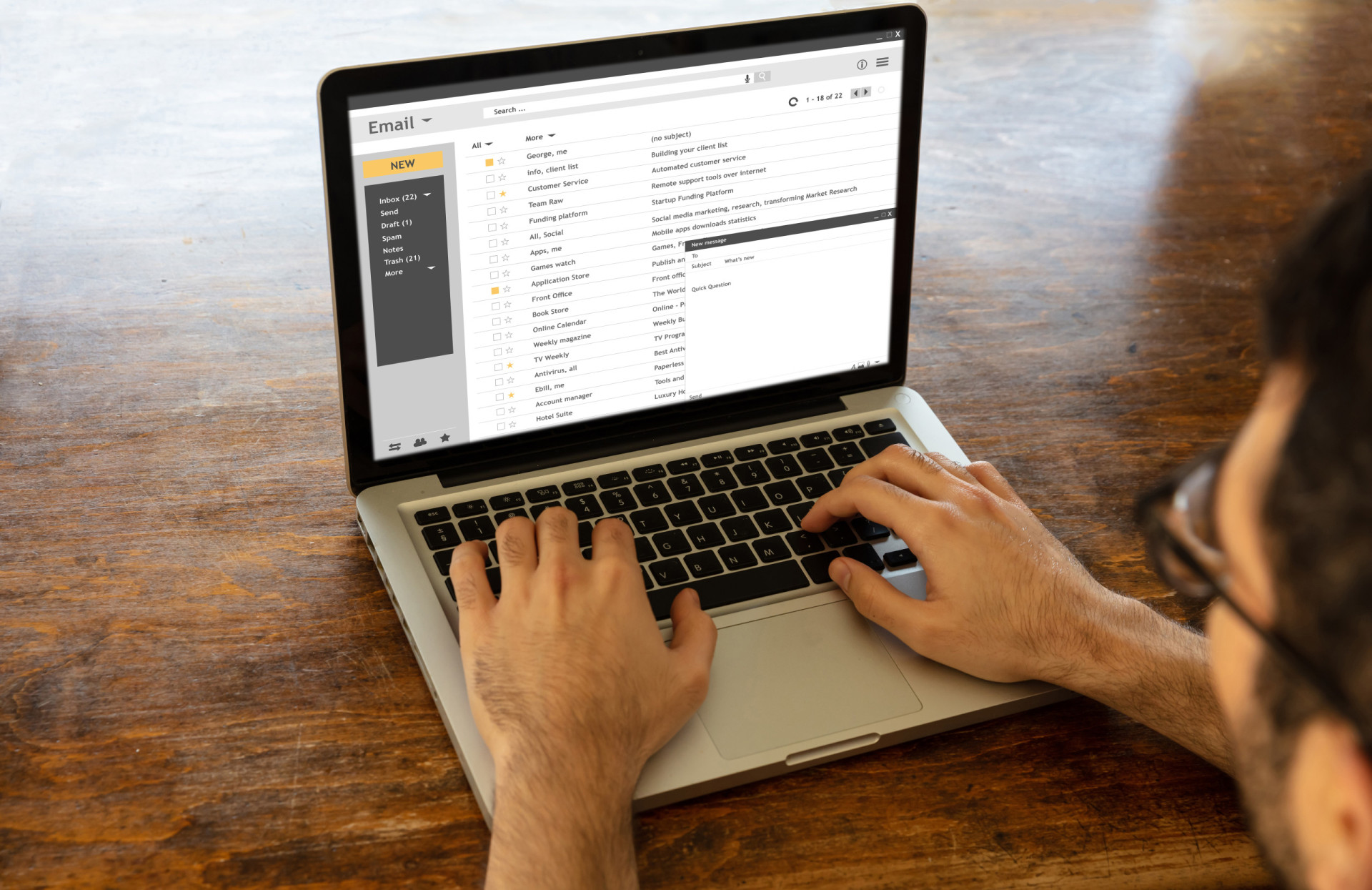 R DIGER ET ENVOYER DES E MAILS intelligence overview