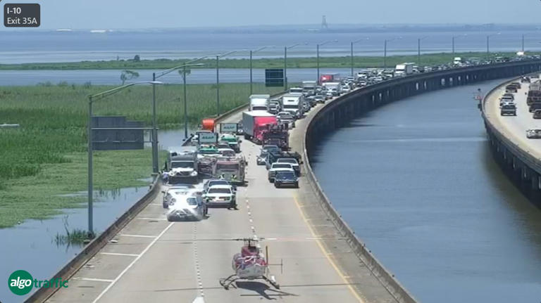 UPDATE: I-10 Eastbound lanes reopen on Bayway