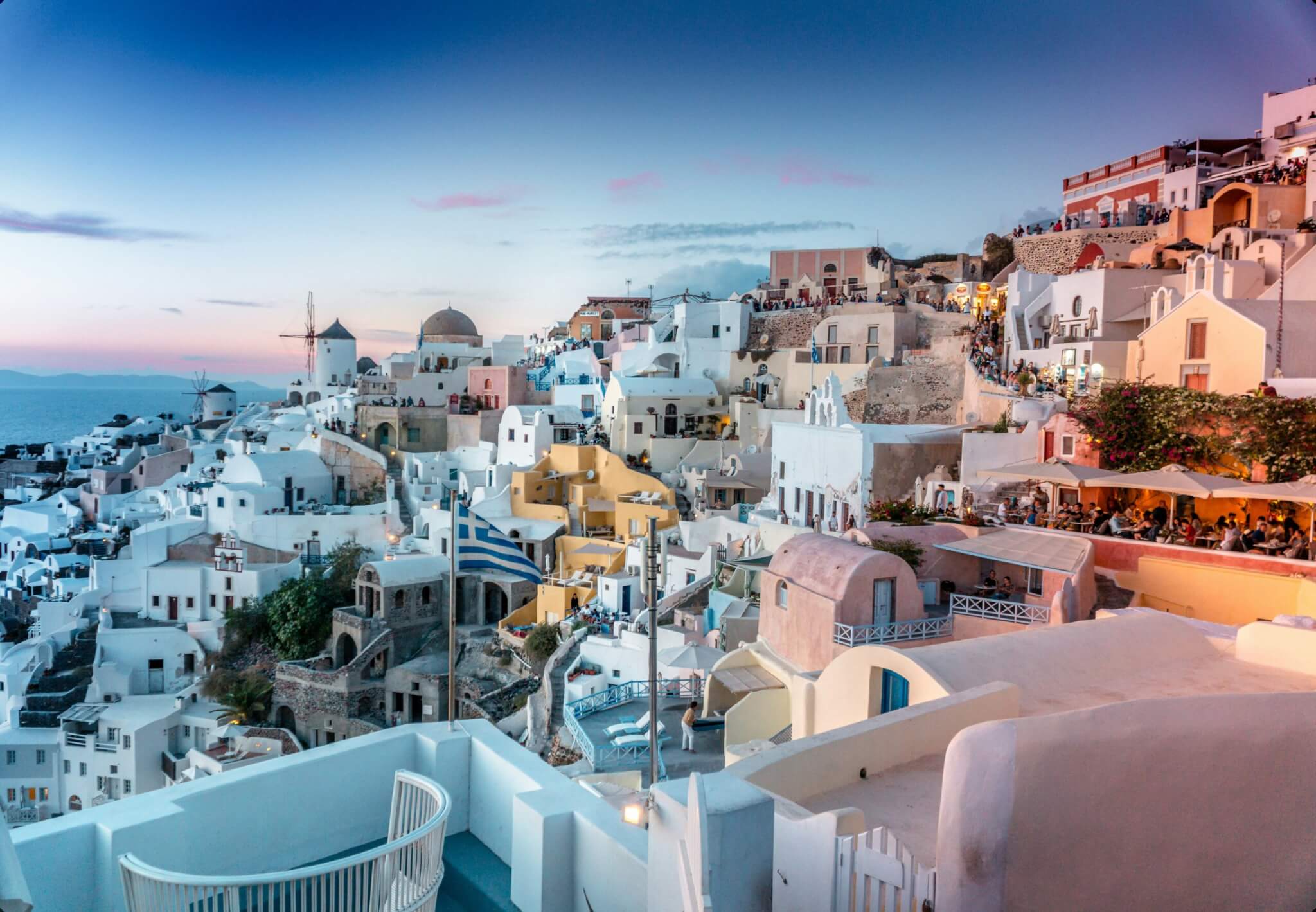 <p>As a college graduation trip, can you imagine a week or two in Greece? What a treasure. Those white-washed buildings and bright blue doors are something that can't be replicated anywhere else in the world. </p> <p>After four years of hard work, it would be such a treat to sit atop a rooftop terrace and sip on a crisp glass of white wine while dining on the fresh catch of the day. </p> <p><a href="https://www.macrotrends.net/global-metrics/countries/GRC/greece/crime-rate-statistics#:~:text=Greece%20crime%20rate%20%26%20statistics%20for,a%2020.76%25%20decline%20from%202018.">In terms of safety</a>, Santorini, Crete, Rhodes, Lesbos, and Cofu are all good options. The larger islands like Crete and Corfu might have a little bit more to be concerned about, as they have larger populations. But, there are far fewer worries there than the major metropolises like Athens or Thessaloniki. </p> <p>Some of the finest accommodations in Santorini include:</p> <ul>   <li>Andronis Luxury Suites</li>   <li>Santorini Kastelli Resort</li>   <li>Aenaon Villas </li>   <li>Oia Mare Villas</li>   <li>Aris Caves</li>   <li>Nikki Beach Resort & Spa</li>   <li>Kokkinos Villas</li>   <li>La Mer Deluxe Hotel & Spa</li>  </ul> <p>Each of these high-class destinations carries undercurrents of relaxation, safety, and wholesale bliss, making them some of the best college graduation trip ideas. But don't limit these resorts to college grads alone. You can also turn any of these resorts and spas into one of the <a href="https://travelreveal.com/destination-guides/best-mother-daughter-vacations/">best mother-daughter vacations</a>. </p>