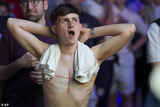 thousands of three lions fans stunned after england draw with slovenia