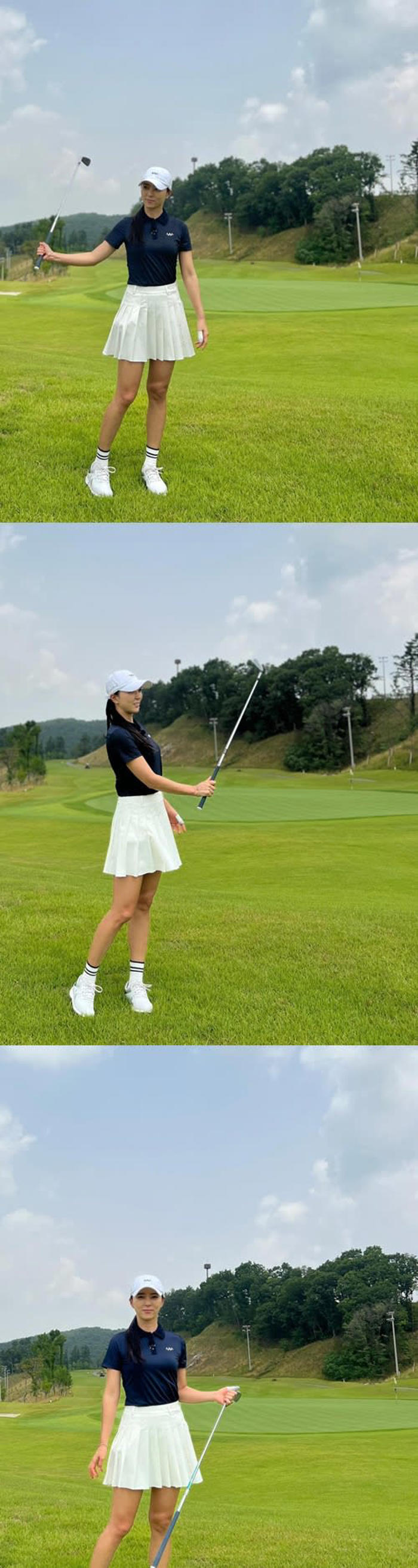 「美人さんだ」「相変わらず綺麗」韓国女子ゴルファー、172cmの長身美スタイルにファン絶賛！【photo】