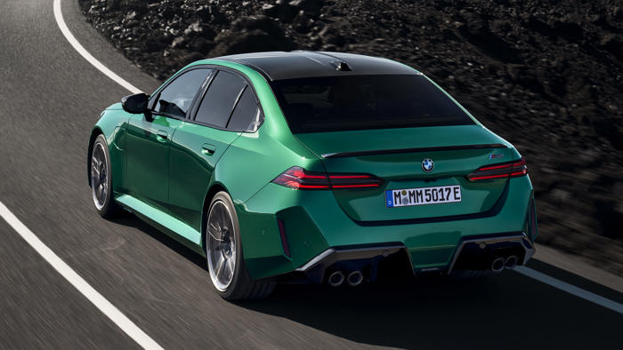the new £110,500 bmw m5 is a 717bhp plug-in hybrid that weighs as much as a bentley