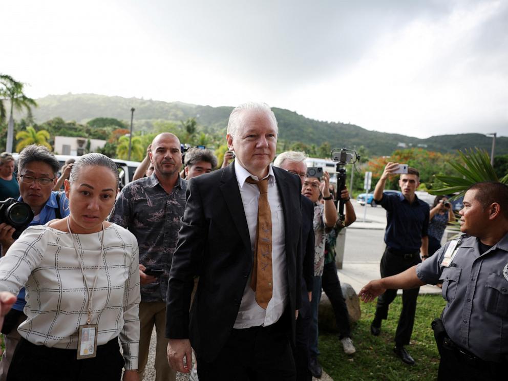 Assange Walks Free After Pleading Guilty At Hearing In Northern Mariana ...