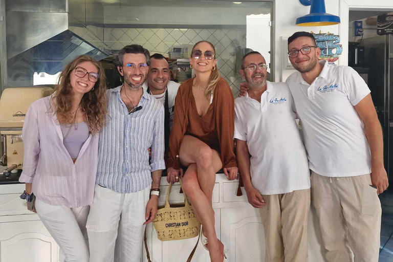 Salvatore De Lucia Jennifer Lopez at La Gavitella in Italy