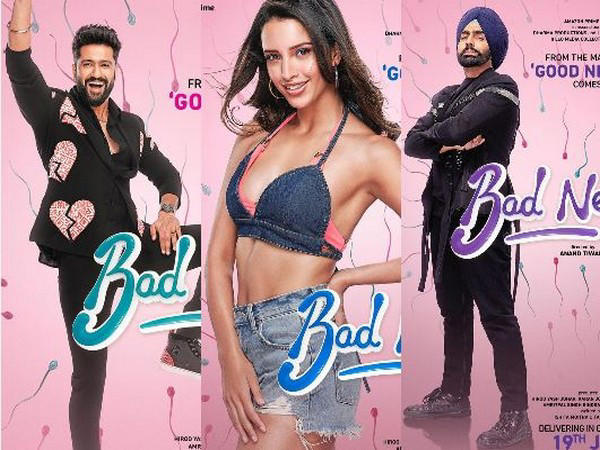 vicky kaushal, triptii dimri, ammy virk's 'bad newz' trailer to be out on this date