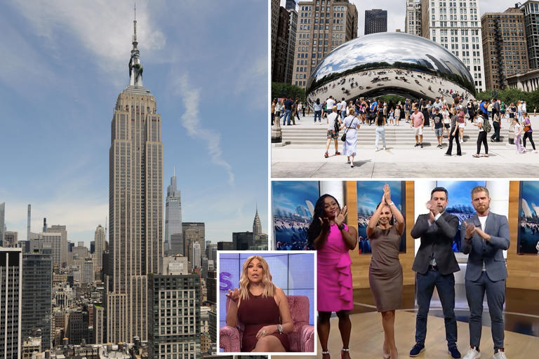 Empire State Building social team dissed Chicago’s iconic Bean — now Windy City TV hosts are ‘clapping back’