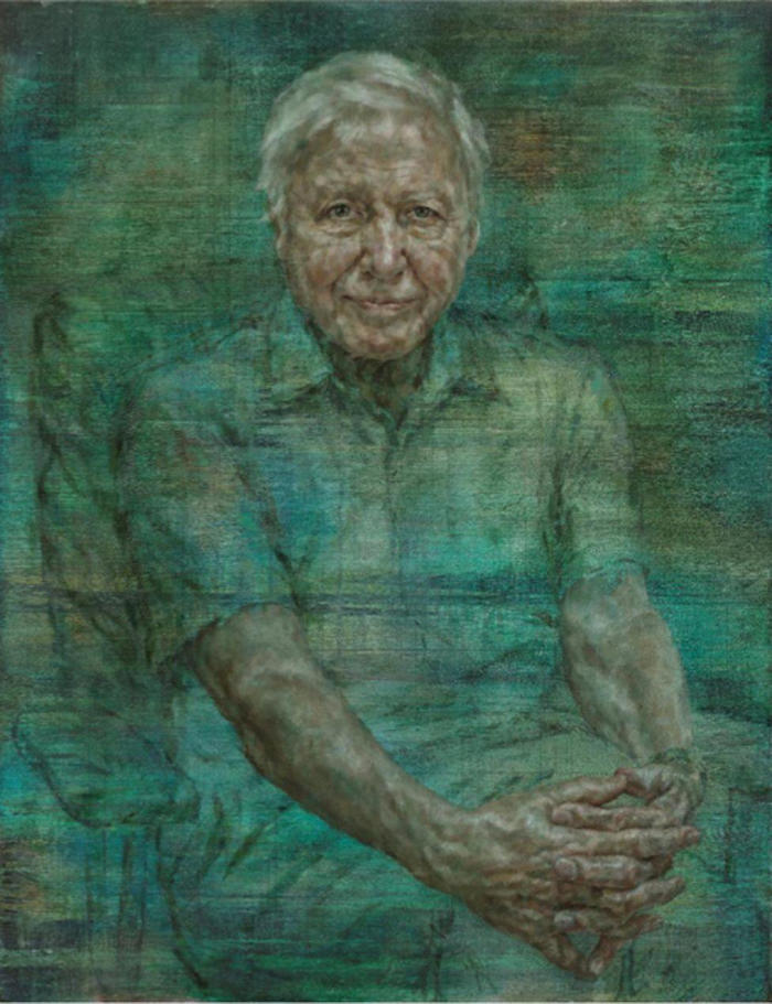 new attenborough portrait by jonathan yeo unveiled