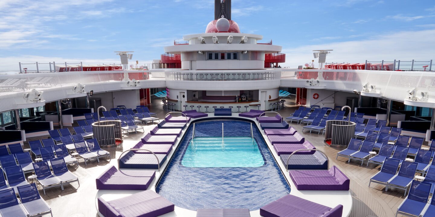 <p>At the Virgin Voyages pools, you won’t have to worry about kids splashing or spilling your adult beverage.</p><p>Courtesy of Virgin Voyages</p><p>Whether you have kids or grandkids, nieces or nephews, or not, whether you love kids or don’t, sometimes there is something very appealing about the idea of a relaxing cruise vacation minus the youngsters. That’s where adults-only cruises come in.</p><p>Back in the late 1990s when Torstein Hagen created <a class="Link" href="https://fave.co/3n0qSol" rel="noopener nofollow sponsored">Viking River Cruises</a>, now by far Europe’s largest river cruise operator, it was purposely designed for adults <a class="Link" href="https://www.afar.com/magazine/serenity-now-these-are-the-cruise-lines-going-totally-kid-free" rel="noopener">with no kids allowed aboard</a>. That philosophy stands as the company has moved into <a class="Link" href="https://fave.co/41Iq1HF" rel="noopener nofollow sponsored">ocean cruises</a> and <a class="Link" href="https://fave.co/3L8UoAg" rel="noopener nofollow sponsored">expedition ships</a>.</p><p>Likewise, when British billionaire Richard Branson launched the first ship of his <a class="Link" href="https://fave.co/3RTh3na" rel="noopener nofollow sponsored">Virgin Voyages</a> cruise brand three years ago, it was with no one under age 18 allowed aboard. The cruise line later riffed on the subject with <a class="Link" href="https://www.youtube.com/watch?v=0Sc0VSFuRFE" rel="noopener">ads showing kids very displeased</a> that they couldn’t get in on the fun with grown-ups.</p><p>No other major cruise lines outright ban the under-18 set, but there are ways travelers can lessen the chances there will be many or any children on their cruise.</p><p>If you really want to avoid kids, don’t cruise during a school break period (such as spring break, summer, or winter holidays), pick an itinerary for more than two weeks (length being a deterrent to the family crowd—<a class="Link" href="https://www.afar.com/magazine/the-best-around-the-world-cruises" rel="noopener">world cruise</a>, anyone?), or look toward an <a class="Link" href="https://www.afar.com/magazine/the-best-all-inclusive-cruises" rel="noopener">ultra-luxurious cruise</a> or one that involves an expensive airfare—not everyone wants to splurge on an upscale experience for their progeny.</p><p>Also keep in mind the smaller the ship—and fewer experiences for kids (such as kids clubs and big water slides)—the greater the chance youngsters won’t be aboard. Here are our picks for the best cruises for adults.</p><p>Find serenity in one of Viking’s notoriously tricked out Nordic-style spas on its ocean and expedition vessels.</p><p>Eric Laignel/Viking</p>