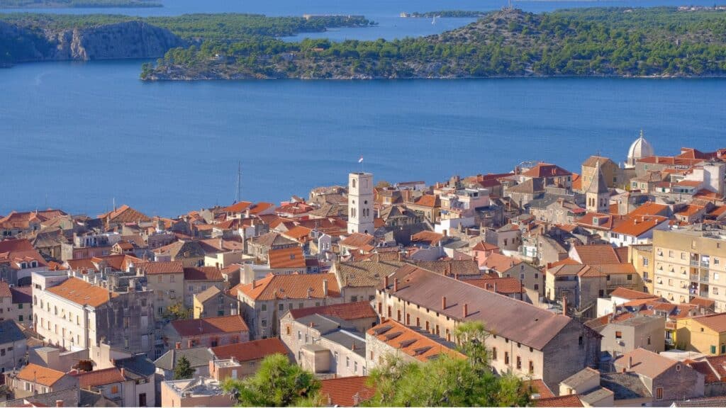 <p>Šibenik is a medieval city with a rich history and stunning architecture. The <a href="https://whc.unesco.org/en/list/963/">UNESCO-listed</a> St. James Cathedral is a masterpiece of Renaissance art and architecture. Wander through the charming old town with narrow streets and historic buildings. With its beautiful waterfalls, the nearby Krka National Park is a must-visit. Šibenik’s blend of history, culture, and natural beauty makes it a captivating destination.</p>