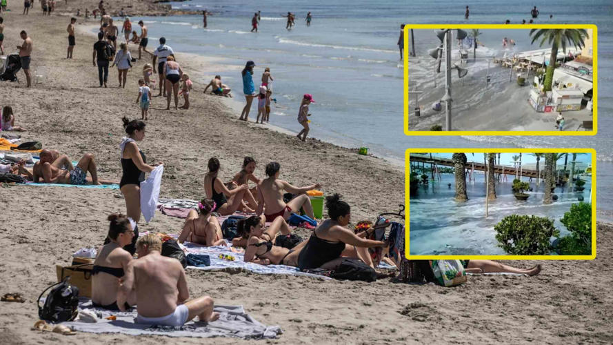 Majorca Tourists Flee as Freak Meteotsunami Wave Swallows Up Beaches and Streets