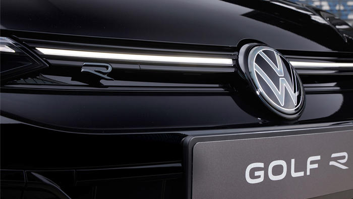 the new volkswagen golf r is here, and it's now more powerful than before
