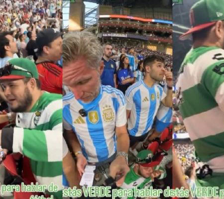 aficionado de santos laguna insulta a argentinos y a messi en la copa américa