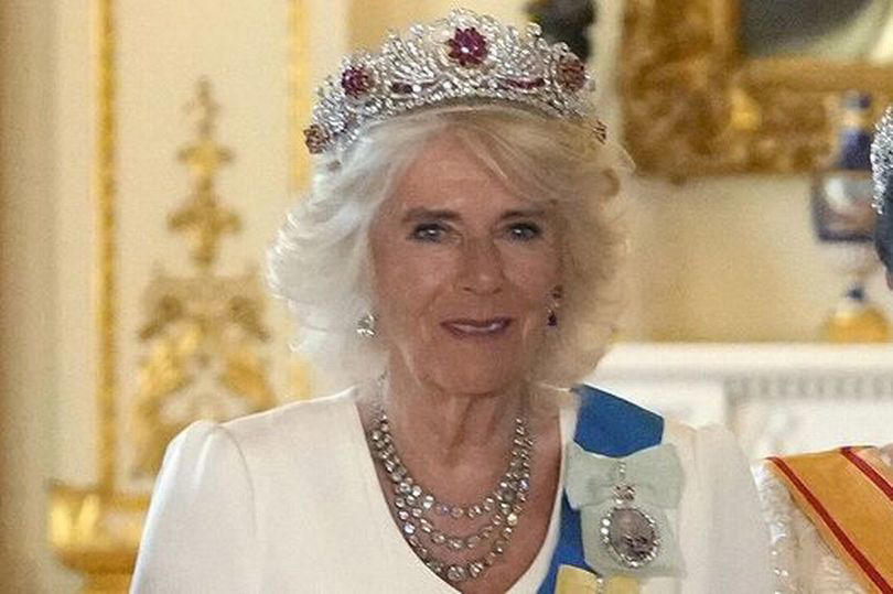 story behind queen camilla's controversial £7million tiara that belonged to the late queen