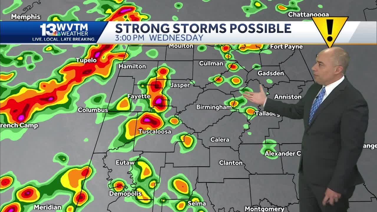 Heat Wave Continues With Scattered Strong Storms In Alabama's Forecast ...