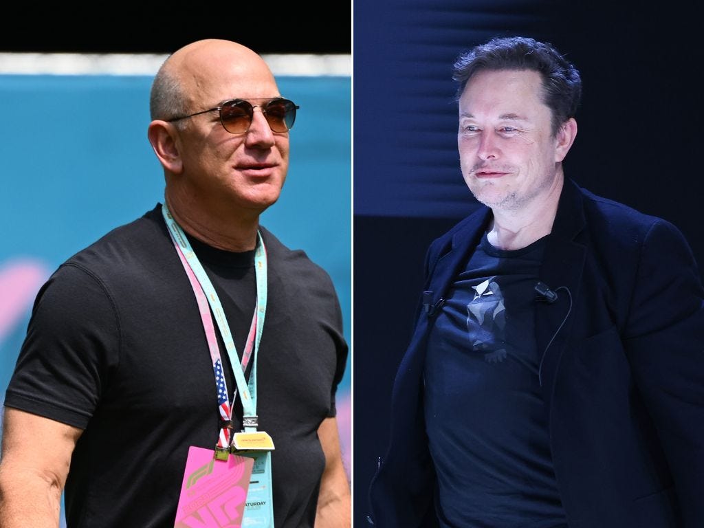 Elon Musk Is Reigniting His Space Feud With Jeff Bezos: 'Sue Origin'