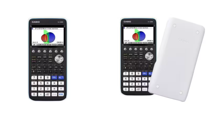 this new casio graphing calculator comes with a display and games