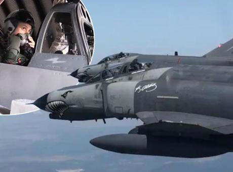genelkurmay başkanı gürak f-4 savaş uçağını kullandı